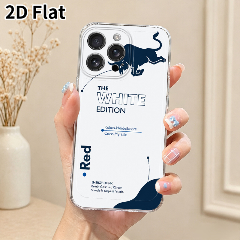TEMU Phone Case - 2d Flat Minimalist Black And Soft Shell Phone Case Protector For Iphone 17/16/15/14/13/12 Pro And 14/15/16 /13 Mini 17 Air Etc.