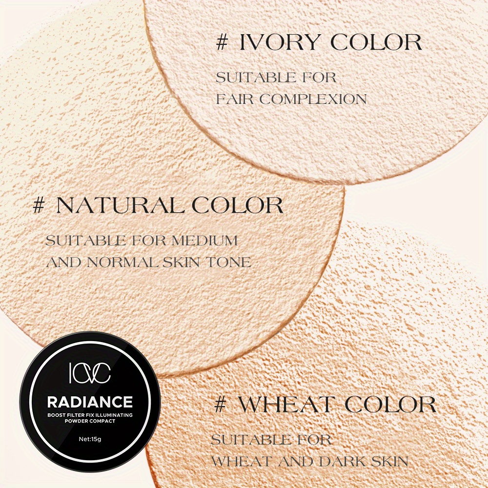 translucent loose powder loose setting powder matte pressed powder lightweight long lasting waterproof setting powder oil control puff foundation full coverage pressed powder Product details 4