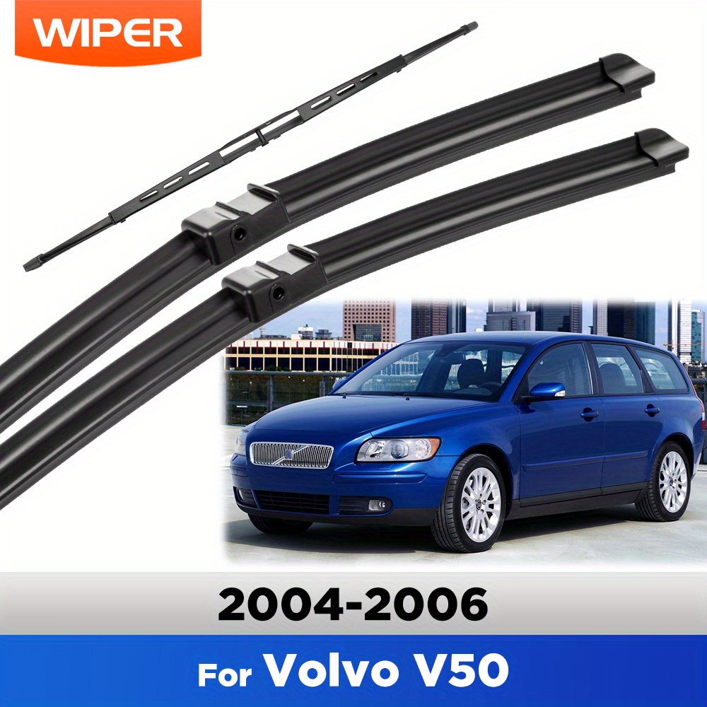 TEMU Per Volvo V50 2004 - 2006 Set Tergicristalli LHD Anteriore e Posteriore Spazzole Parabrezza Finestrino 26"+19"+16