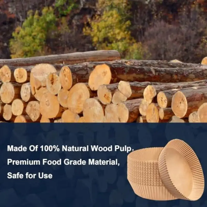 300pcs 7. 9 inch round air fryer baking paper liners nonstick parchment paper liners for 58qt airfryer microwave oven frying pan, air fryer liners, air fryer paper liners, air fryer liners disposable, disposable air fryer liners, air fryer liners non stick, kitchen essentials, cooking liners, nonstick surface, round sheets, heatresistant liners, material, baking sheets, ovensafe liners, meal preppers, home cooks Product details 0