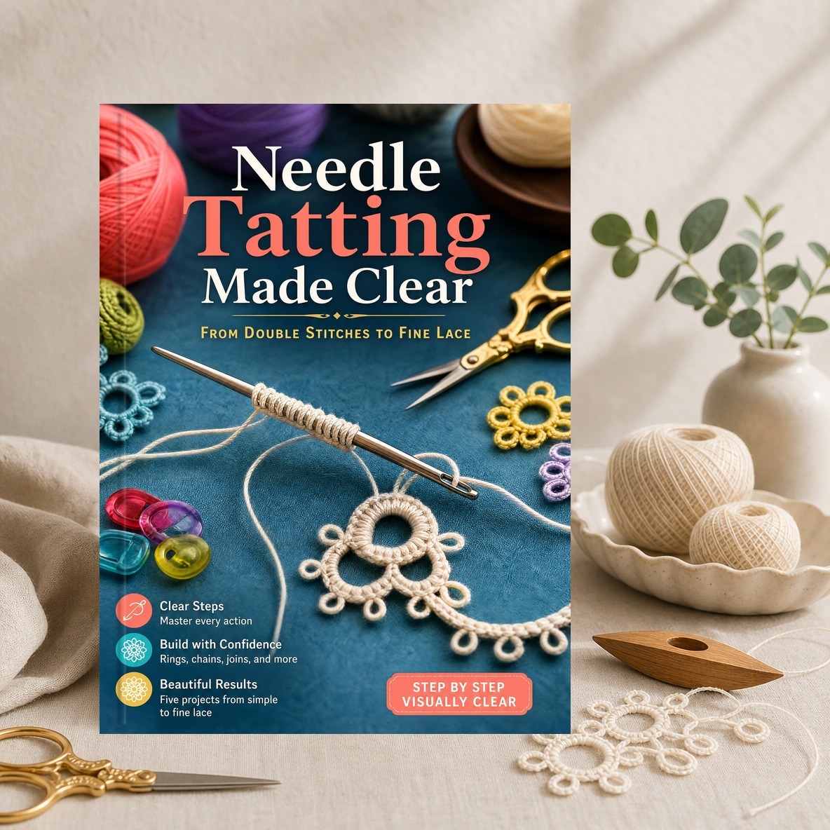 Needle Tatting Made Clear - Comprehensive Guide for Beginners