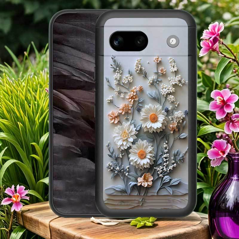 

Soft Tpu Phone Case With A Floral Design For Pixel 9 Pro, 8 Pro, 8a, 7a, 7 Pro, 6a, And 6 Pro.