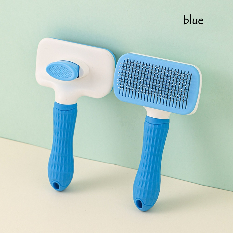 TEMU A Grooming Tool For Pets That Includes A Massage Comb, A Brush For Removing Hair, And Designed To Effortlessly Eliminate Loose Undercoat From Dogs And Cats With A