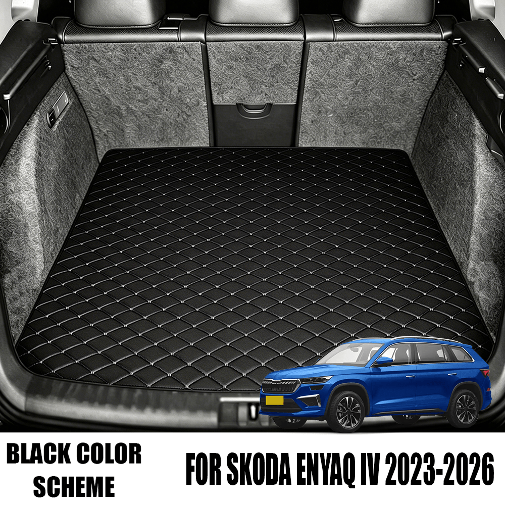 TEMU For Iv 2023-2026 Faux Leather Car Trunk Mat | Premium Cargo Liner Protects Boot, Stylish And Durable, Accessory, Auto Interior Product