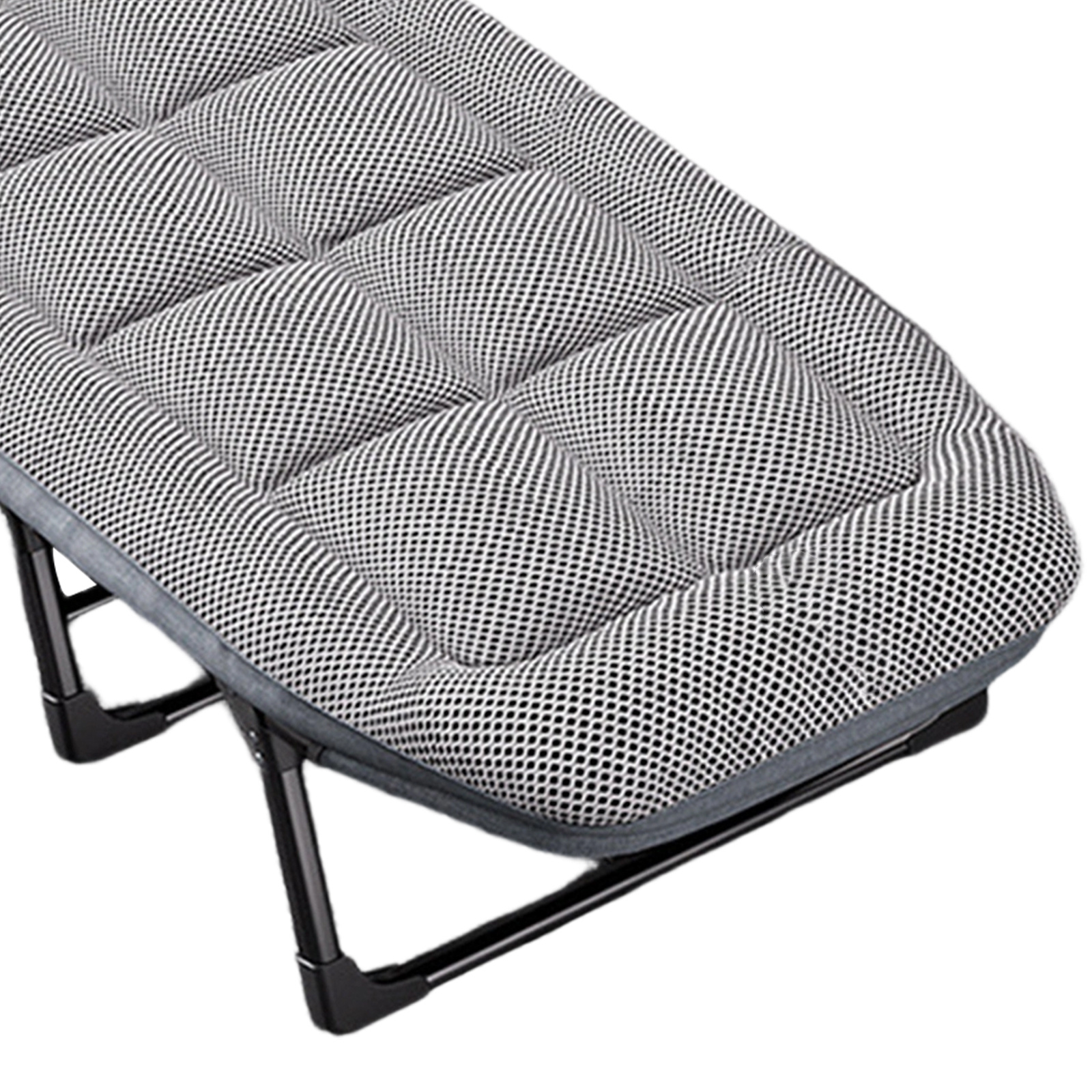 6-Position Adjustable Folding Camping Cot Lounge Chair