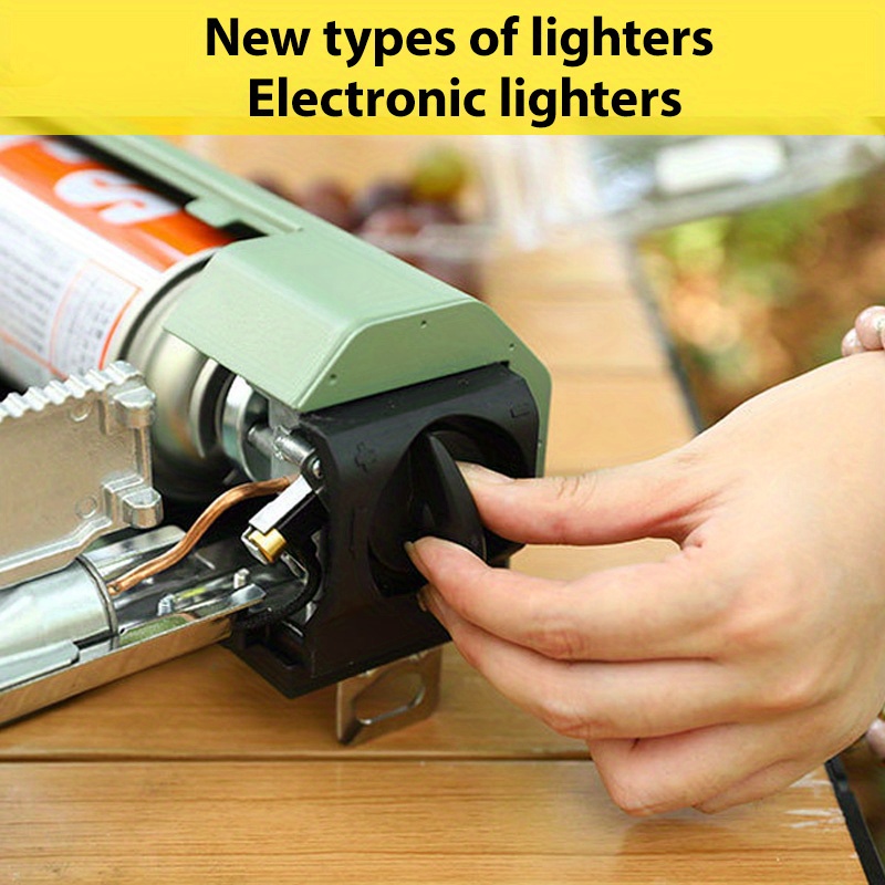 foldable gas stove gas tank not included outdoor picnic stove with carrying bag   with safety lock and piezoelectric   device overvoltage protection suitable for outdoor   cooking Product details 4