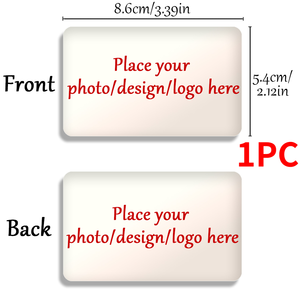E-shop Personalisierbare leere PVC-Ausweise – Doppelseitiges leeres Design für freie Kreativität, geeignet zum Handzeichnen, Fotos drucken, Text tippen