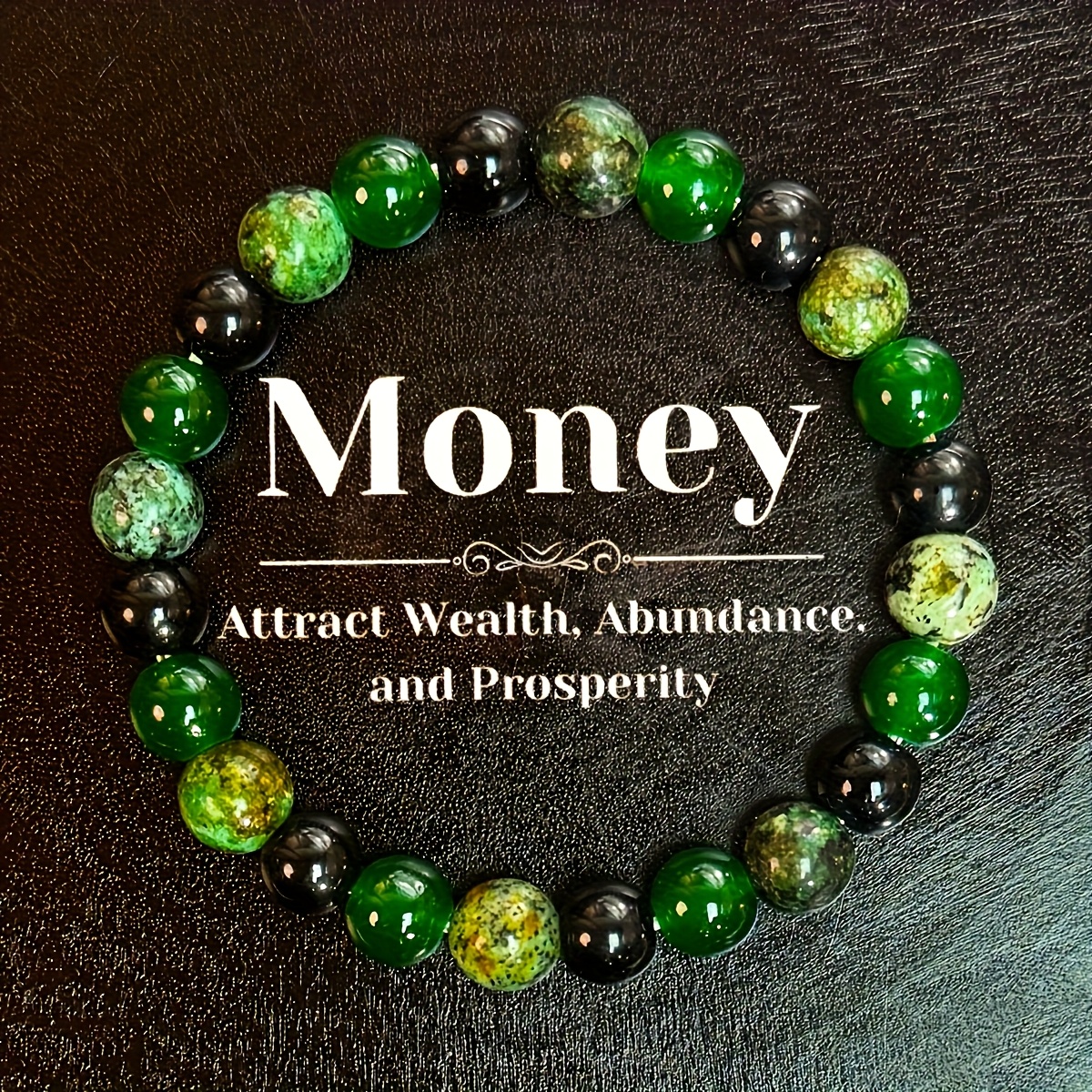 TEMU Bracelet en Perles d'Œil de Tigre Bohème pour & - Perles en Synthétique Verte, Noire & Marron, Bijou de d'Avril, Cadeau Unisexe pour , Tenue