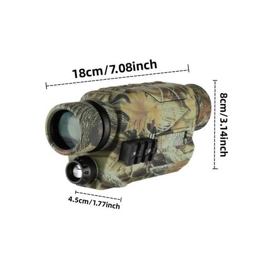 monocular scope 15mm infrared optics for hunting wildlife observation and tracking universal for low light and daytime compact and lightweight