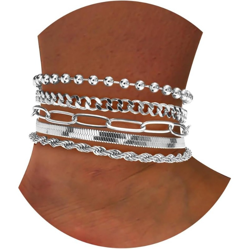 

Women's Ankle Bracelet Big Ankle, Women's Waterproof Adjustable Ankle Bracelet, Women's Ankle Bracelet Fashion