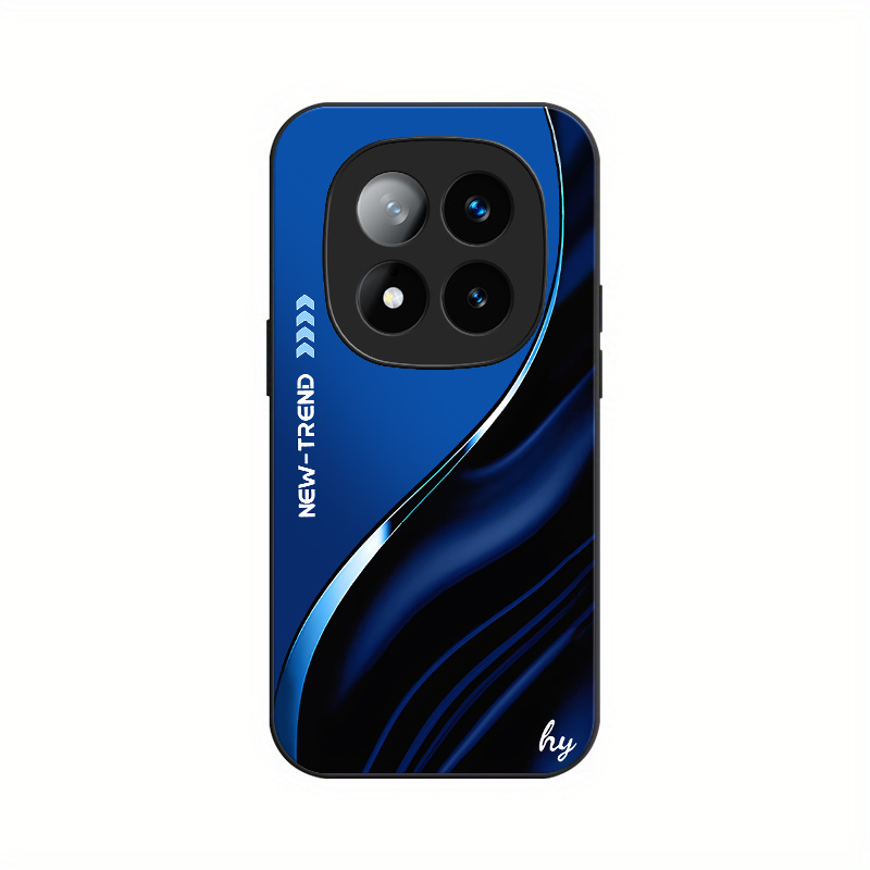 TEMU Phone Case - Stylish Hard Phone Case For Redmi Note 14 Pro Plus, Featuring A And Tempered Glass Protection