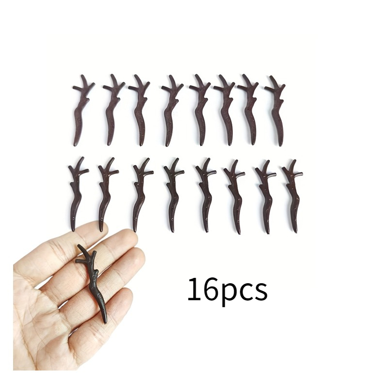 TEMU New 16 Mini Snowman Hand Branches, Christmas Crafts, Homemade Home And Kitchen Decorations, Holiday Gifts, No Electricity, Feather Less,
