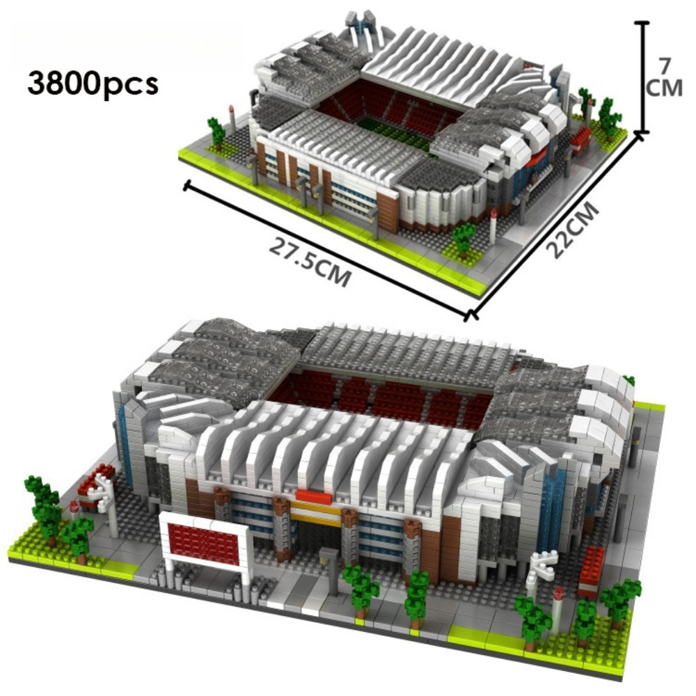 3800pcs Manchester Soccer Stadium Micro Blocks Set