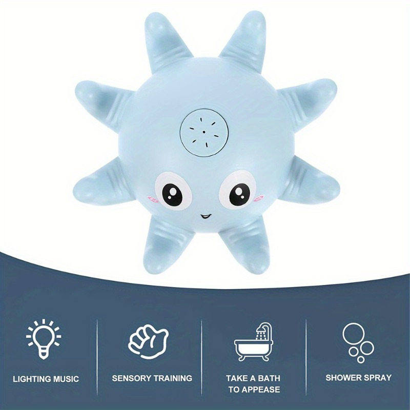 Octopus Bath Toy Water Spouting Splashing for Kids