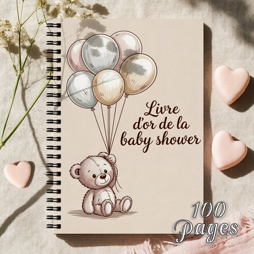 TEMU 'or 1 pièce showers et - 'or sur le thème en peluche avec ballons pour enregistrer des événements que enterrements de vie de fille, remises de