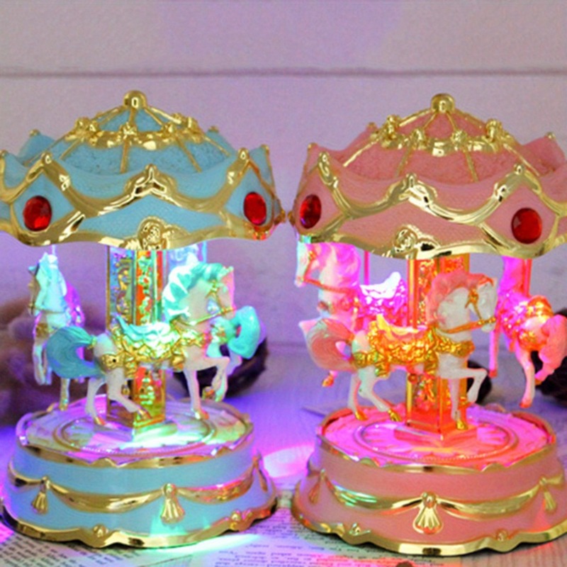 MILISTEN Vintage Europese Carrousel Muziekdoos