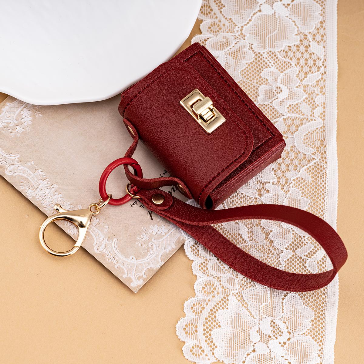 TEMU Nuovo piccolo porta carte a forma di con cinturino, borsa originale da donna, ciondolo , borsa individuale elegante per pendolarismo, casual, ,