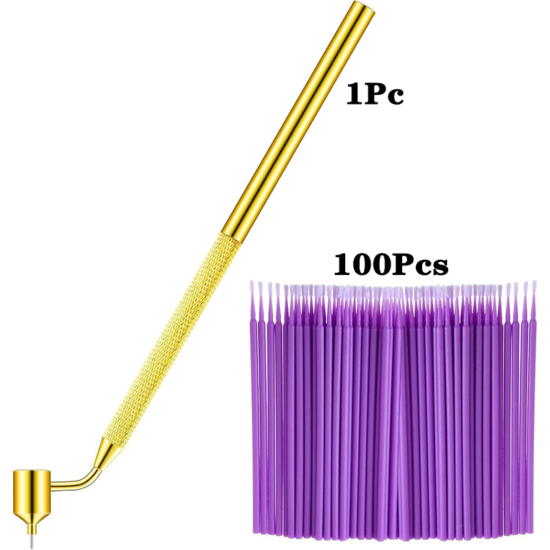 TEMU 100pcs 0.5mm Touch-up Pens And 1pc 0.5mm Slanted Tip Fine Paint Pen, Precision Coating Tools For Car Scratch Repair, Detailed Touch-up, And