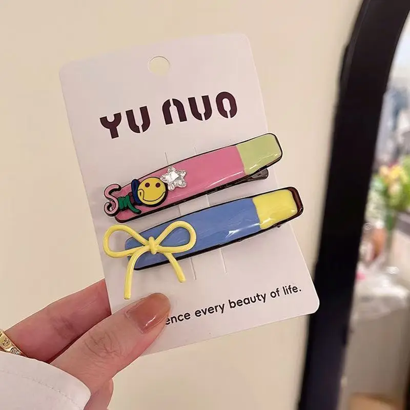 women s korean hair clip -  , blue, yellow, green, purple, red, -  -  for everyday & formal hairstyles - cute hairpin for s & women,   hairpiece, whimsical hairpiece Product details 4