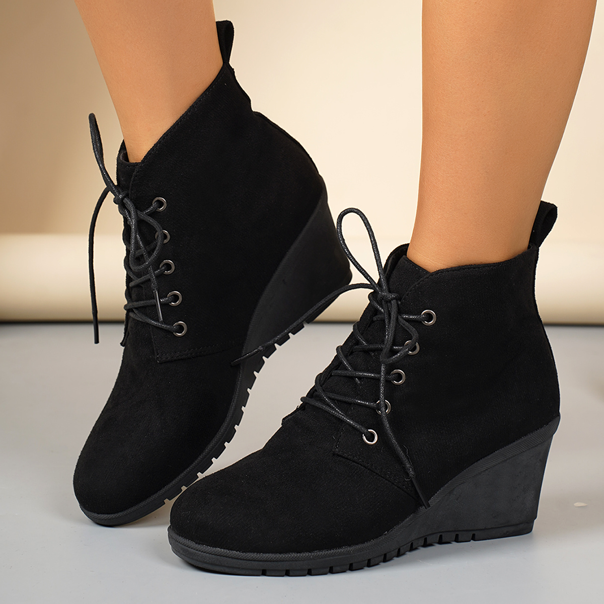 Botas Cortas Botas Negras De Tela Botas De Agua Cortas Negras