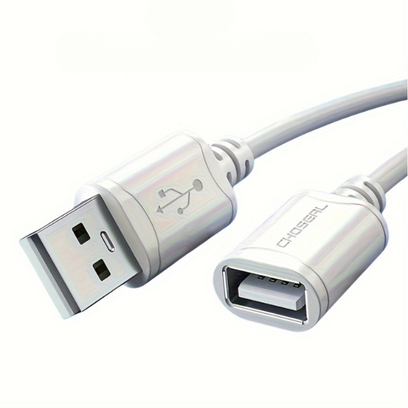 Visscho High-Speed USB 2.0 Extension Cable - AM/AF Male to Female, 10-20W Power, Durable PVC, Compatible with Laptops, Desktops, Car Recorders, U Disks, Mice, Keyboards, Game Controllers, Printers - USB Data Cable, USB Cable, Versatile Connectivity, Sleek Design, Sturdy Construction, Usb Extension Cable, Extension Wire, Pc Accessories, Keyboard Cable, Laptop Accessories, Charger Fast Charging 7 Visscho High-Speed USB 2.0 Extension Cable - AM/AF Male to Female, 10-20W Power, Durable PVC, Compatible with Laptops, Desktops, Car Recorders, U Disks, Mice, Keyboards, Game Controllers, Printers - USB Data Cable, USB Cable, Versatile Connectivity, Sleek Design, Sturdy Construction, Usb Extension Cable, Extension Wire, Pc Accessories, Keyboard Cable, Laptop Accessories, Charger Fast Charging - Image 7