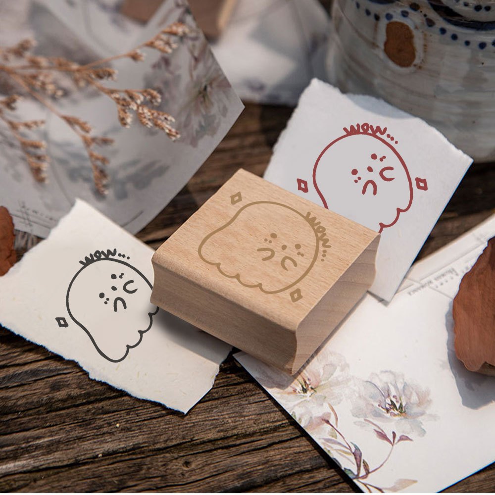 Wood Stamp for Journals and Scrapbooking