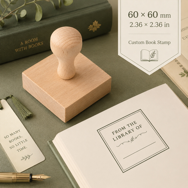 TEMU Custom Wooden Seal - Brand Logo, Name Pattern, Pet Portrait. Suitable For Business Packaging And As A Gift. Ink Not Included
