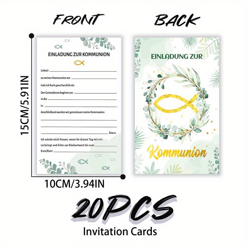 Image of 20pcs, An Invitation To A Fancy Invitation (no Envelope) For A Girl's First-ever Party, Featuring A Pink-style Painted Design In A Splashy Style. Everything You Need For The Occasion
