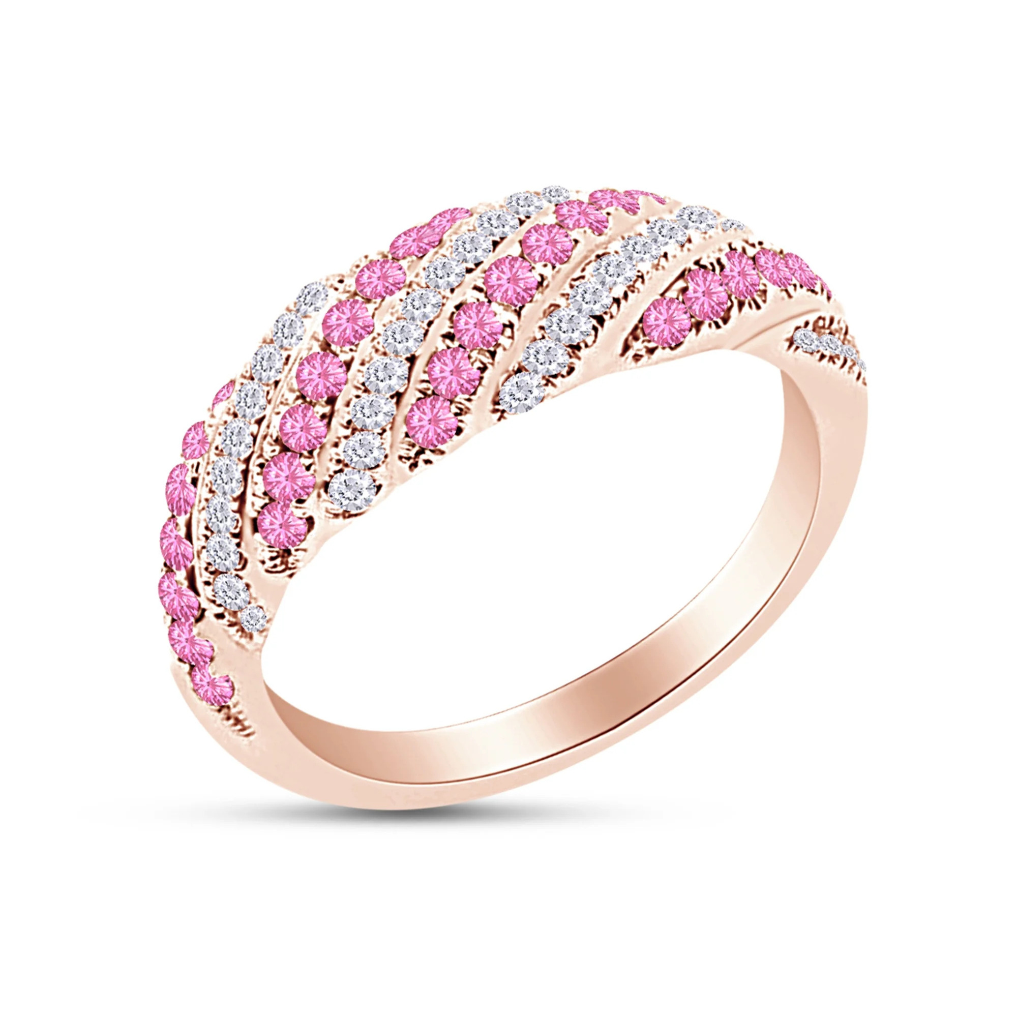 Women's Elegant Classic Synthetic Zirconia Ring, All-Match Style