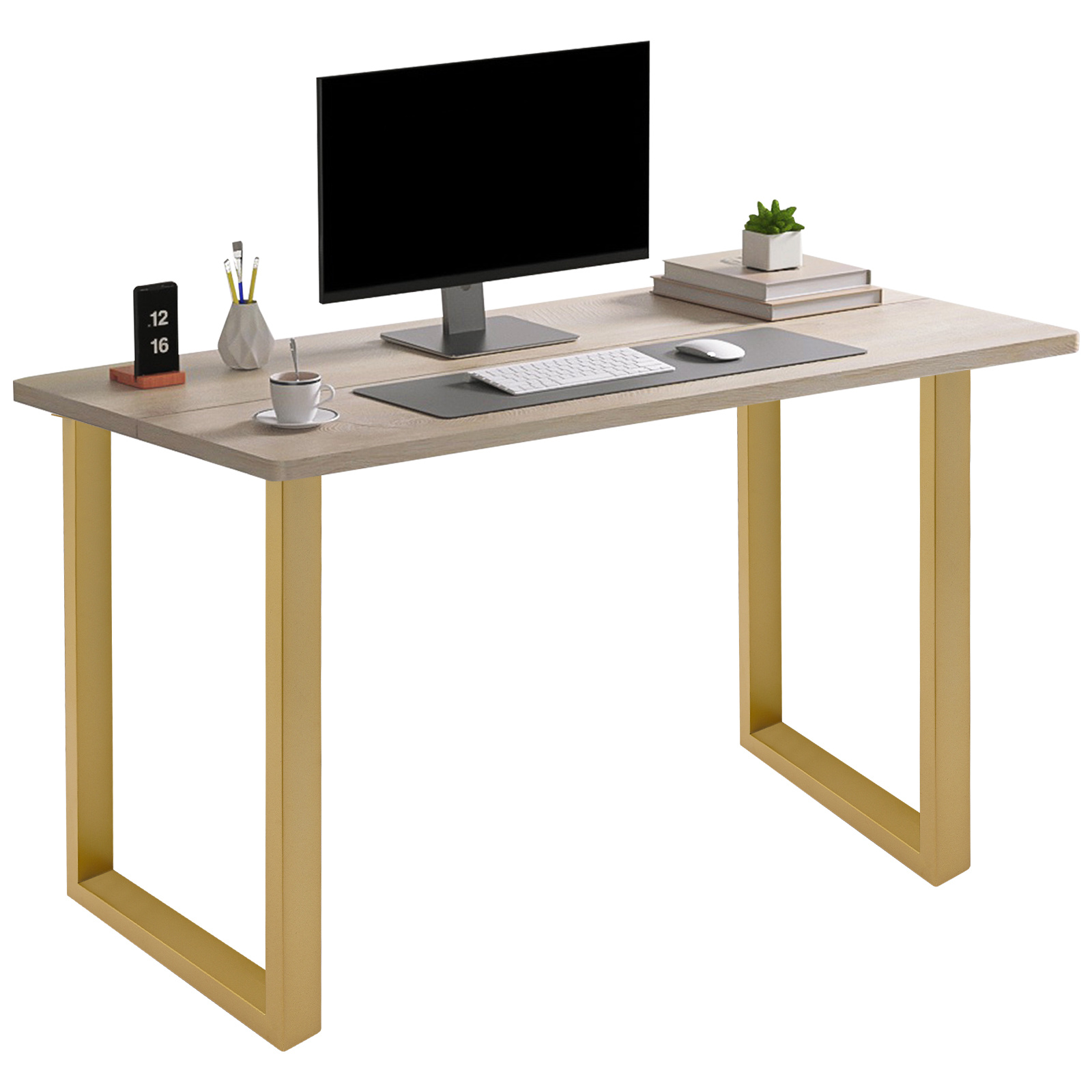 TEMU Square Tube Legs 2pcs- Golden.a Good Metal Table Leg Of Good Material To Its Stability And Durability, But Have Enough Weight-bearing Capacity