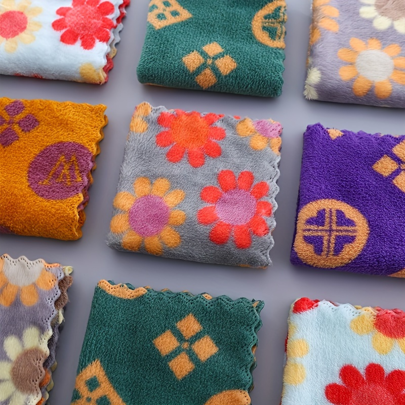 

Serviettes en microfibre ultra douce 1/3/5 - Épaisses, absorbantes et non pelucheuses pour de bain et , 9,8" carrées