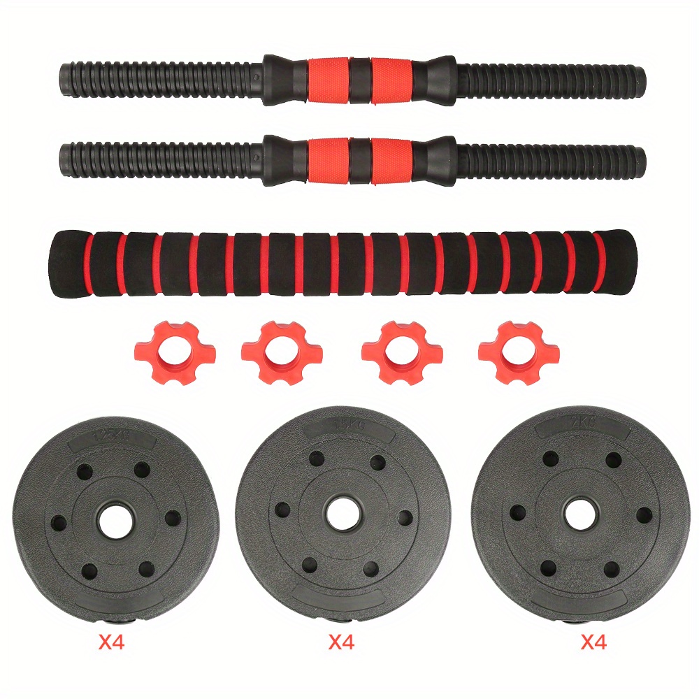 Verstelbare halter- en barbellset van 20 kg (2-in-1)