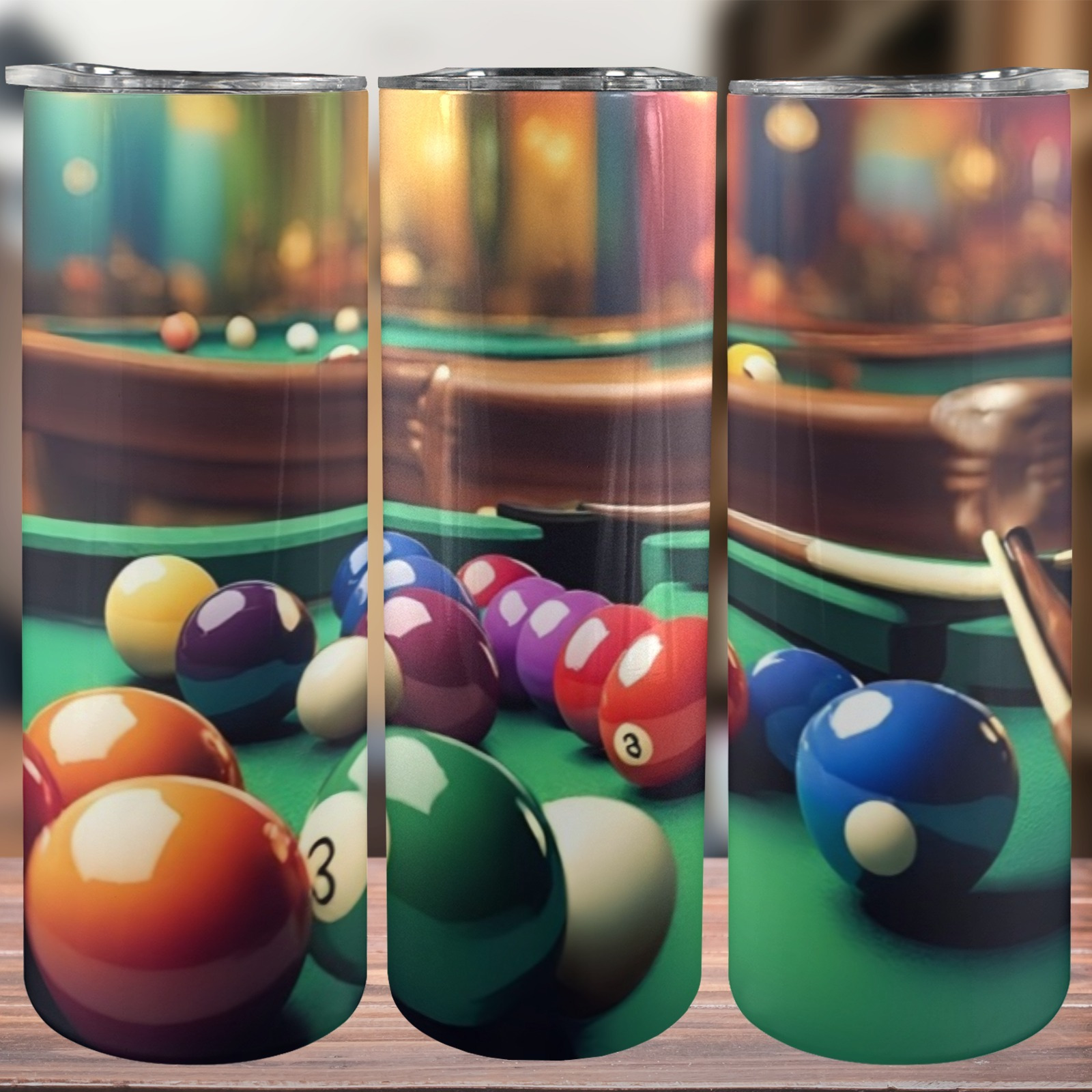 

1pc 304 Steel , Table , Insulated Mug For Hot And Beverages, Car Or Use, For Billiards Enthusiasts