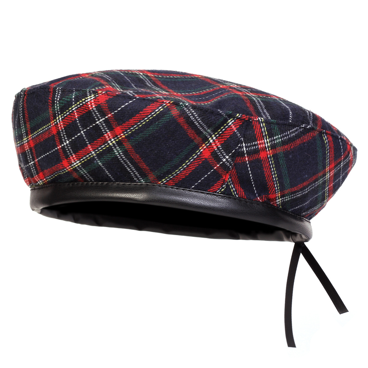 TEMU Basco a quadri da donna, 1 pezzo, cappello casual da esterno, per uscite autunnali/invernali, viaggi e feste in spiaggia