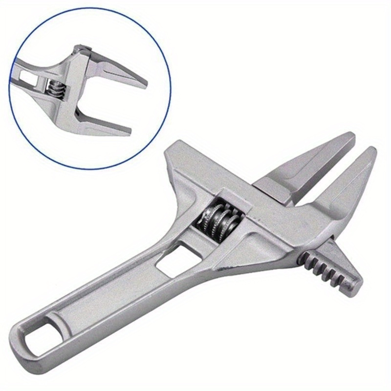 Llave Multifunción de Aleación de Aluminio - Ajustable, Agarre Fuerte, Ideal para Reparaciones en Baños, Apta para Tubos y Válvulas de 6-68mm