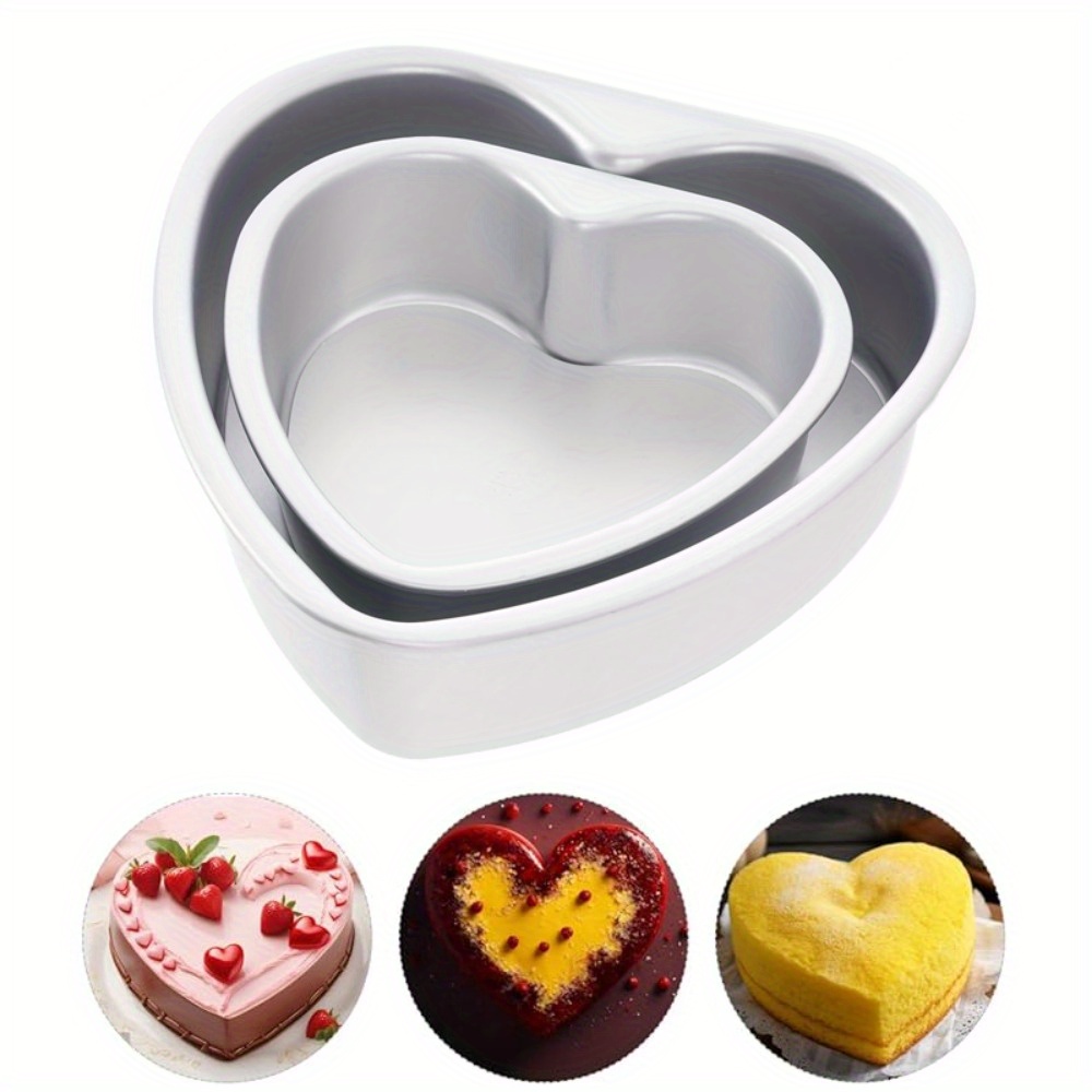 2Pcs Heat Shape Cake Pans, Aluminum Heat Cake Mold ... - EBay