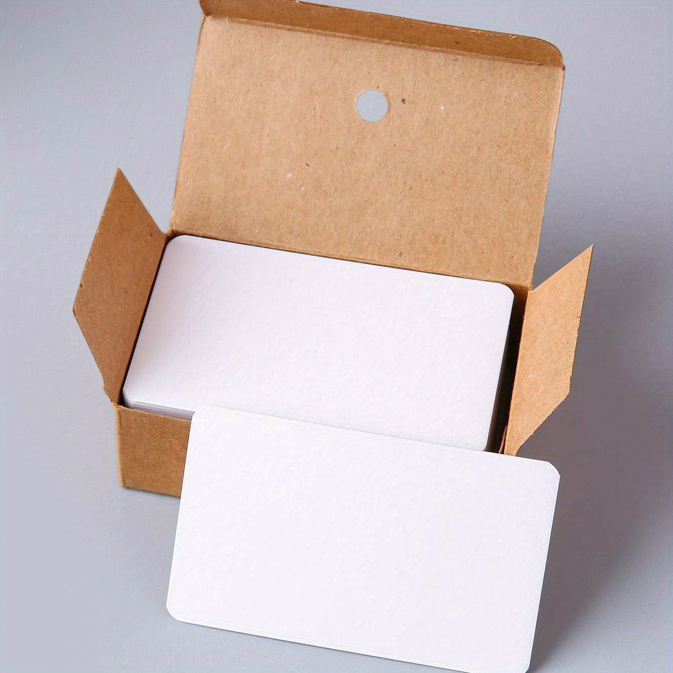 TEMU 300 cartes vierges en boîte avec des , cartes postales, notes autocollantes, cartes en papier blanc - votre créativité avec des cartes de