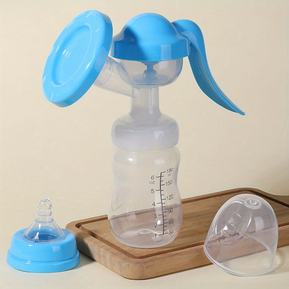 1pc Bomba de Leche Materna Manual Ajustable - Alimentador Portátil de Mano con Ventosa,, para Mamás en Movimiento, Recolector de Leche Materna y Bomba de Alimentación para Madres Lactantes - Imagen 4