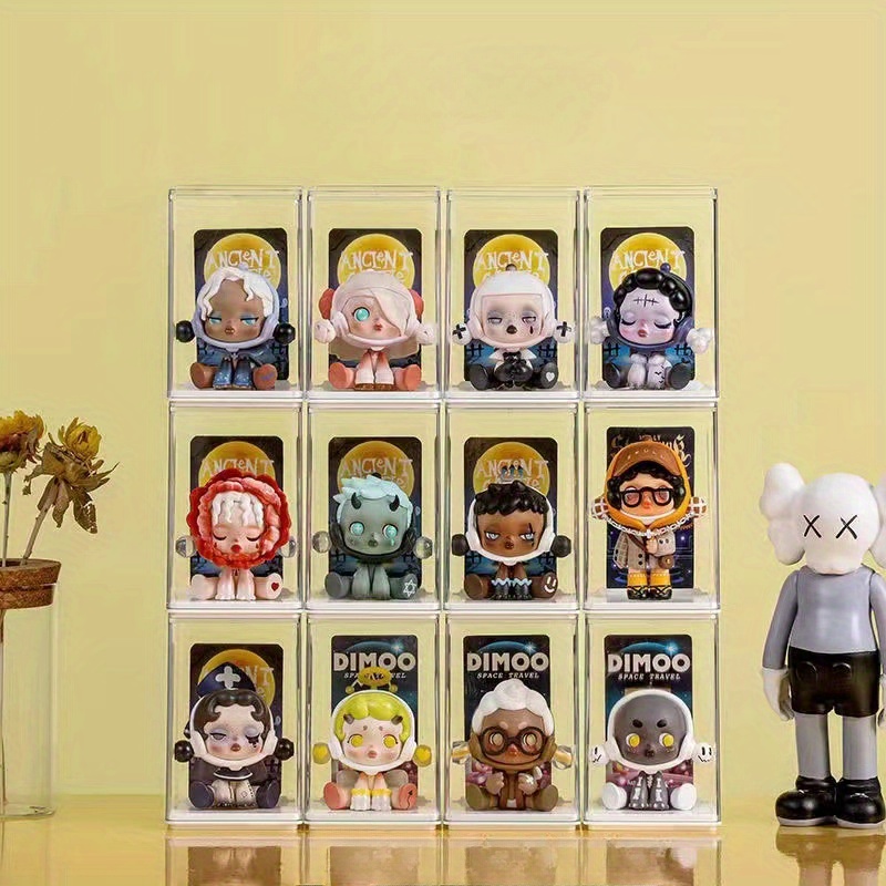 

Display Case Set For Collectibles - 6/12pcs & , - Compartments And