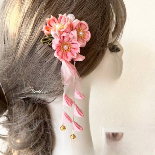 cherry jewelry hair additions headgear hairpin kimono yukata hairpin womens daily wear hair additions