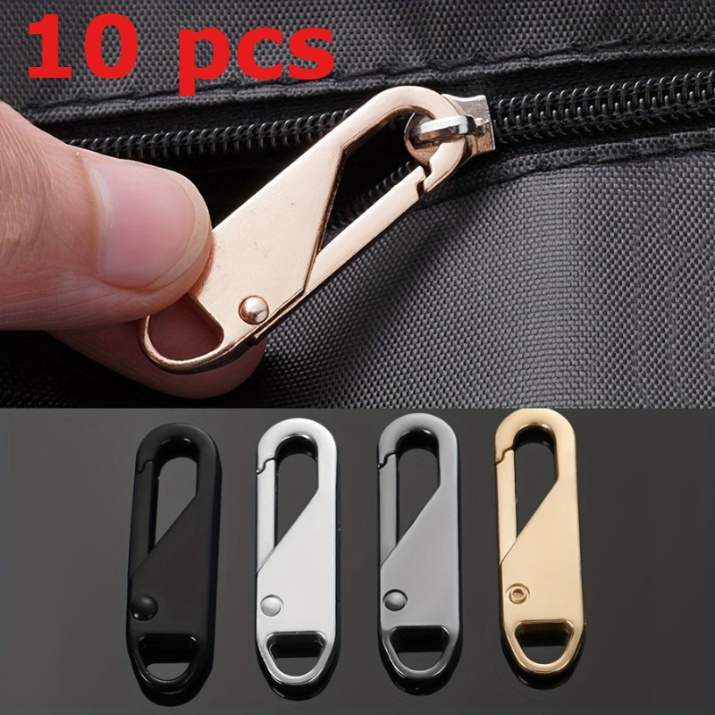 Temu – TEMU 10 Pack Universal Detachable Zipper Pulls, Replacement Zipper Sliders For Luggage, Clothing, Backpacks, Wallets, And Crafts