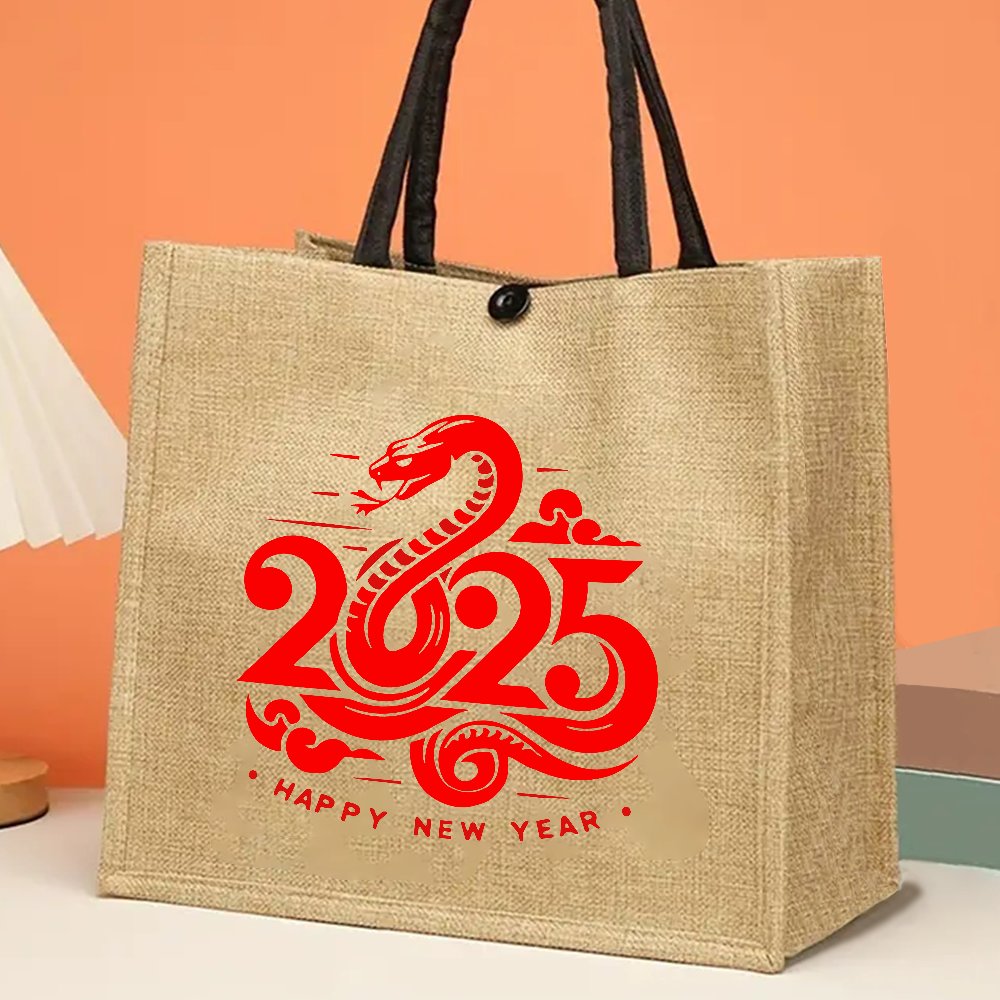 

Chinese New Tote Bag - , For Picnics, Parties & Shopping