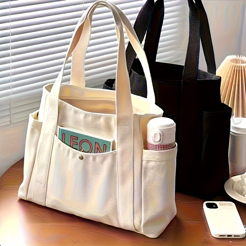multi functional large capacity tote bag college style