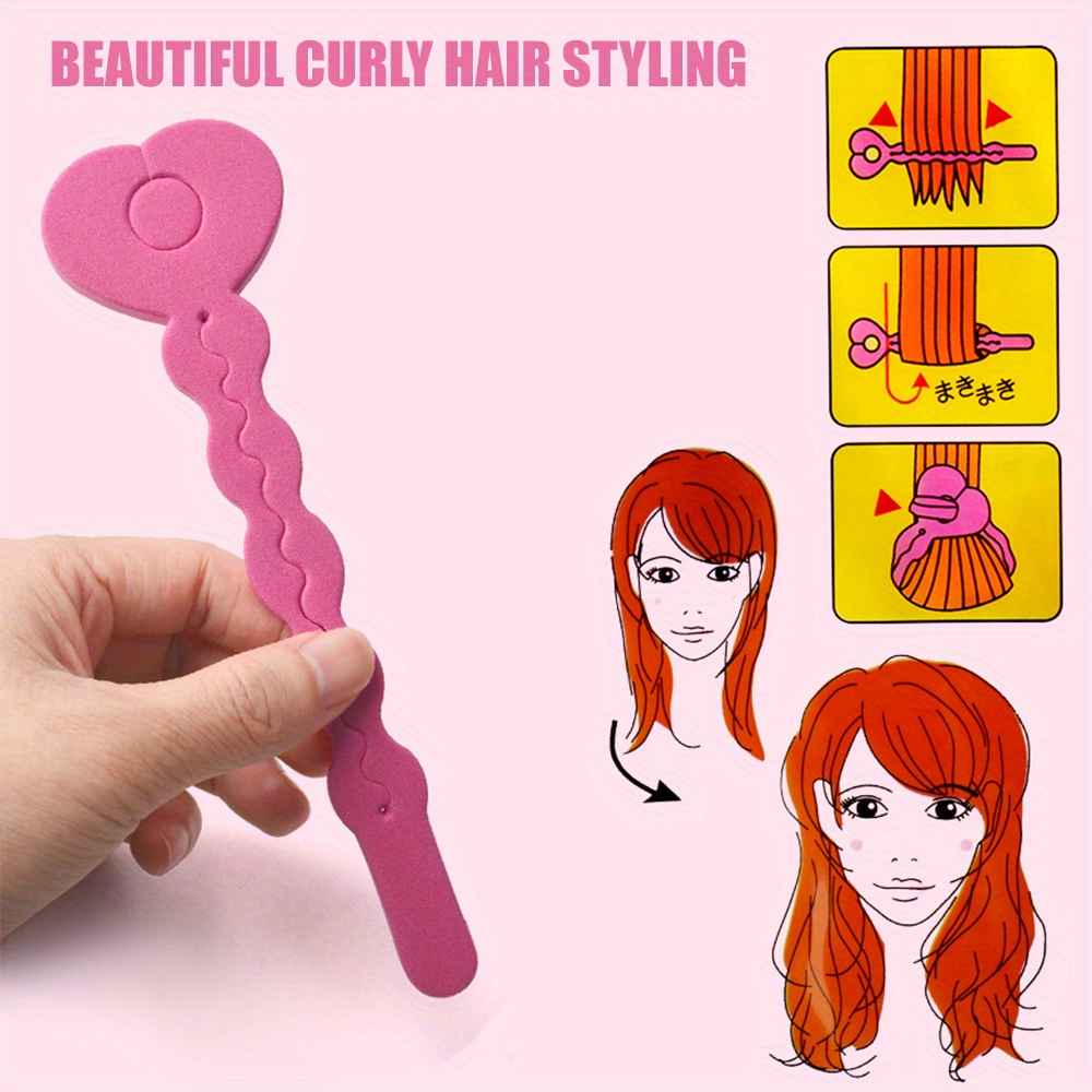 sponge curler hair rollers soft foam styling tool short long