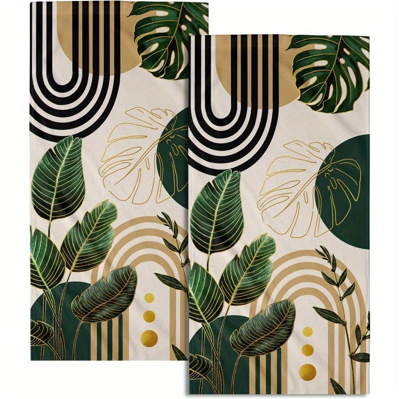 ELYN Microfiber Kitchen Dish Towel Set, Quick-Dry