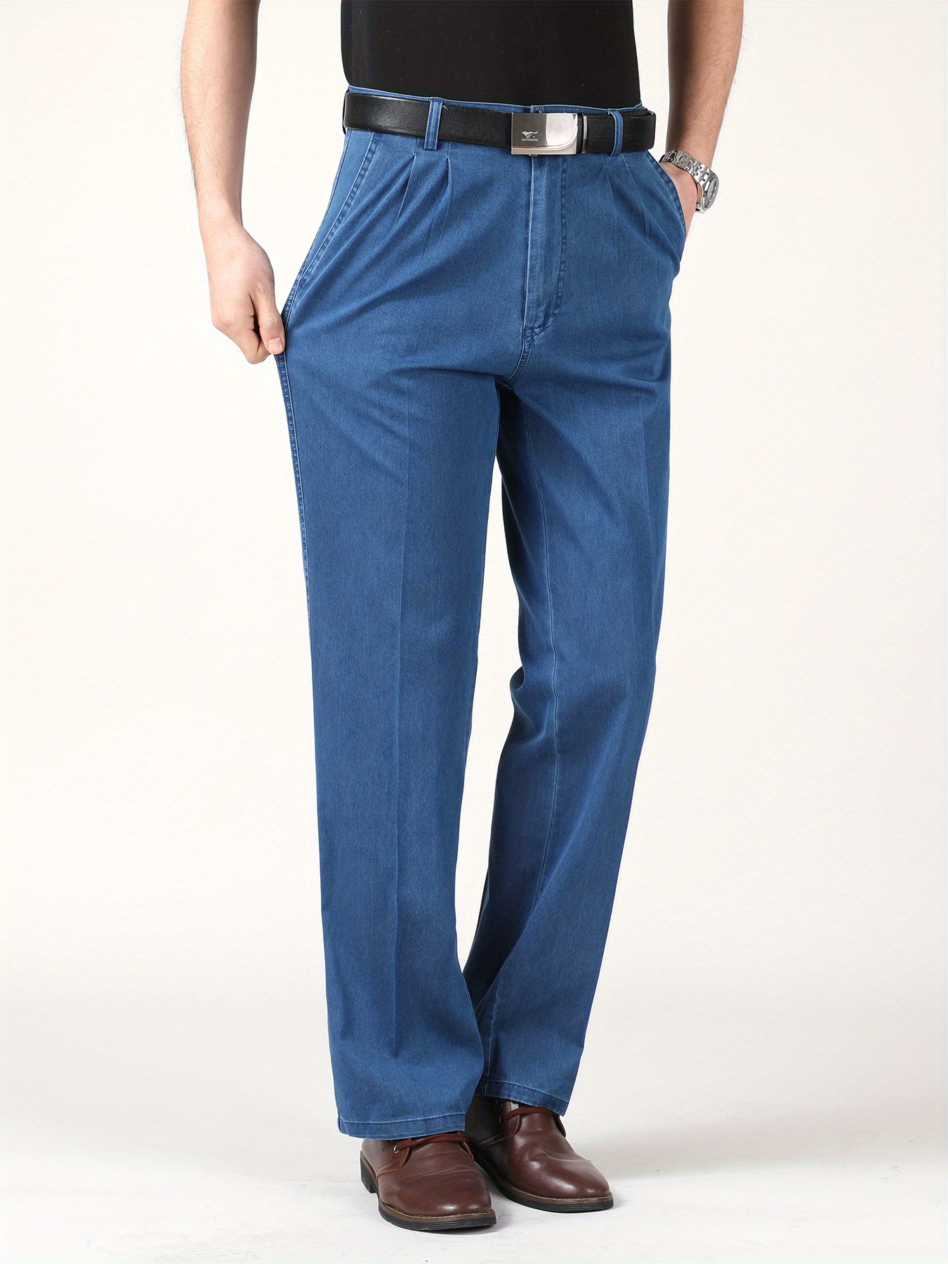 jeans high waist men sold on Temu Mexico