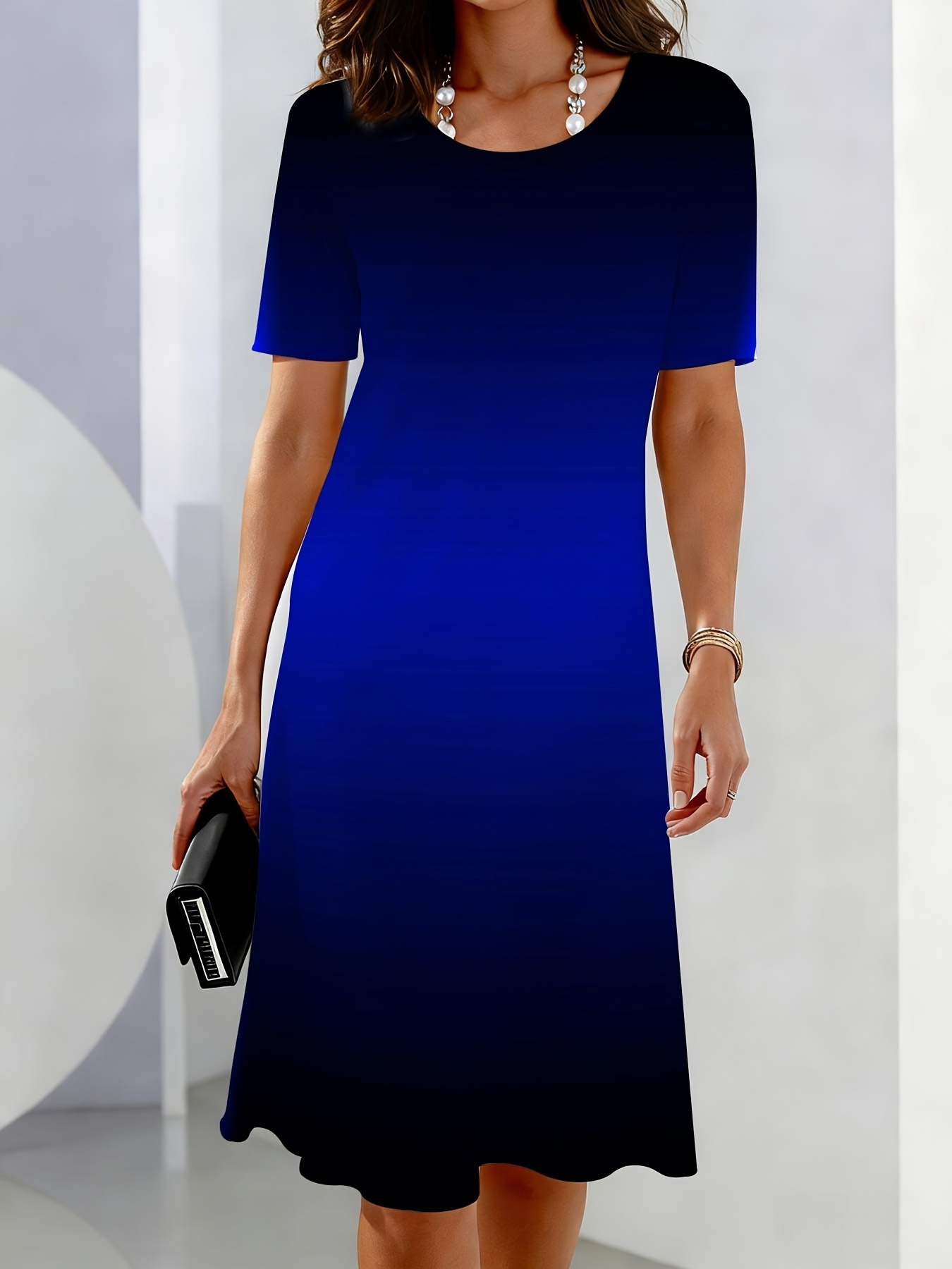 dress with royal blue sold on Temu United States