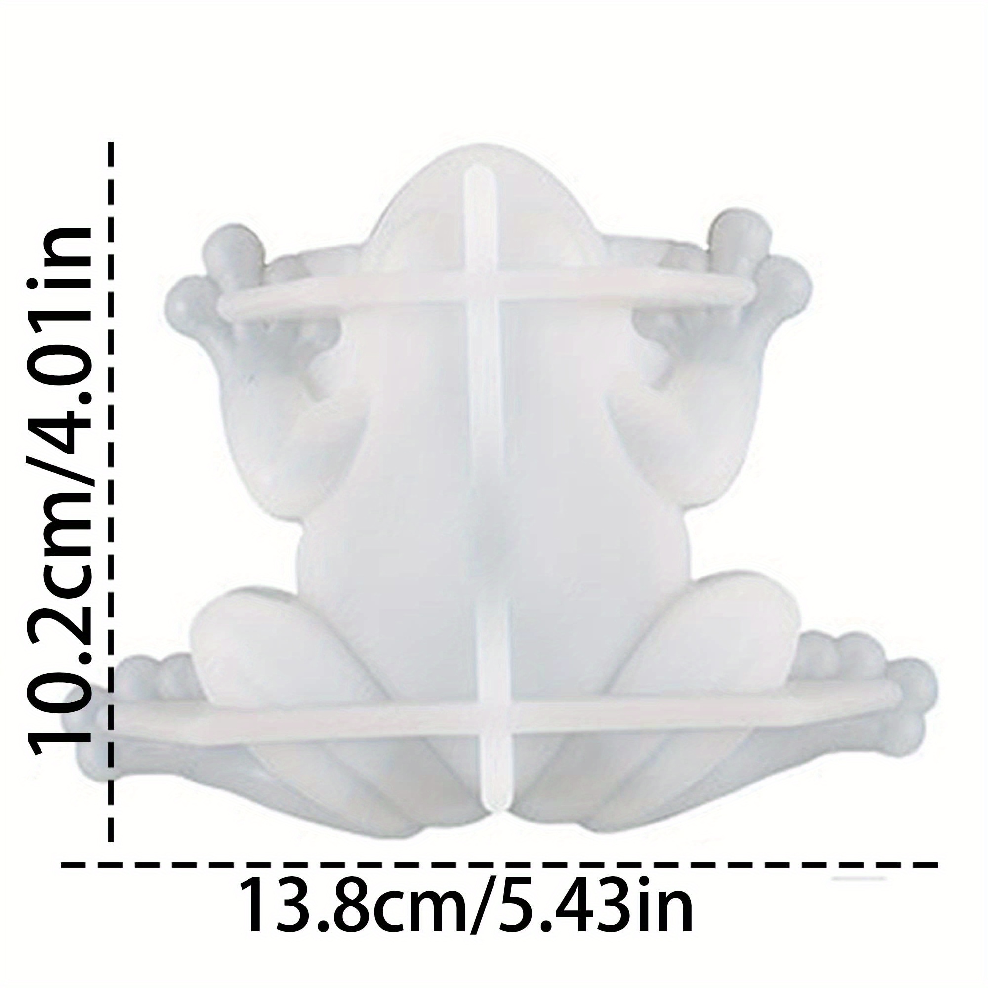 Image of Crystal Resin Frog Silicone Mold, Handmade Small Animal Craft Decoration, Furniture Decoration, Reusable