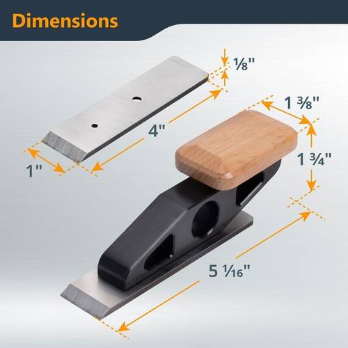 chisel plane with or pointed 2 styles for compact edge trimming tool for woodworking plug trimming
