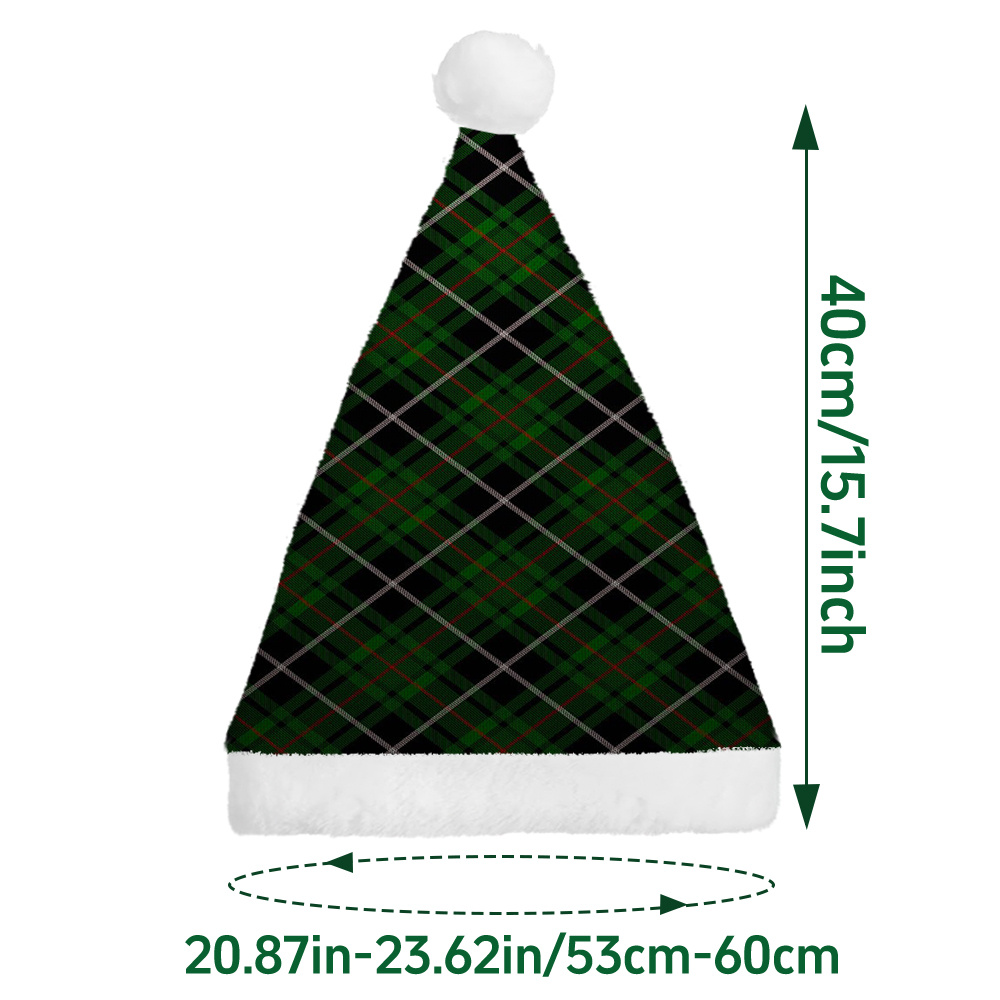 TEMU A Christmas Hat With Pattern, Featuring High-definition Digital Printing. This Festive Hat Is Perfect For Christmas Decorations And Suitable For